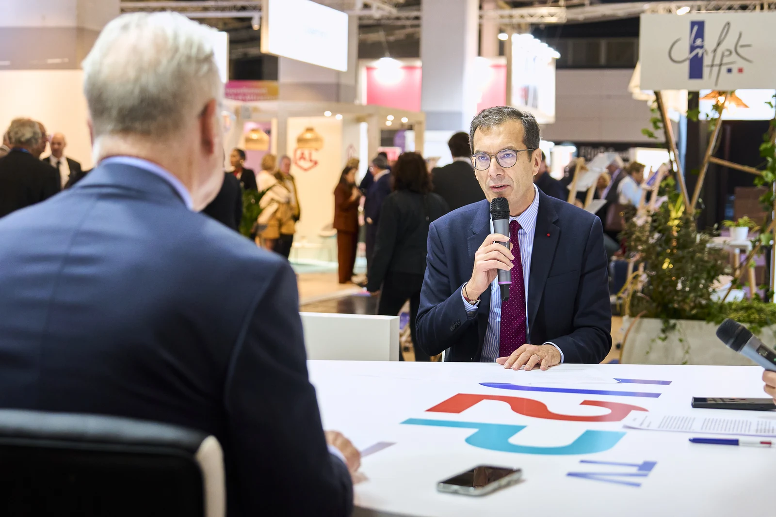 Interview face à face sur le stand U2P