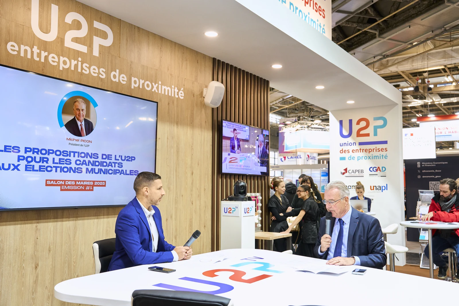 Interview TV sur le stand U2P au Salon des Maires